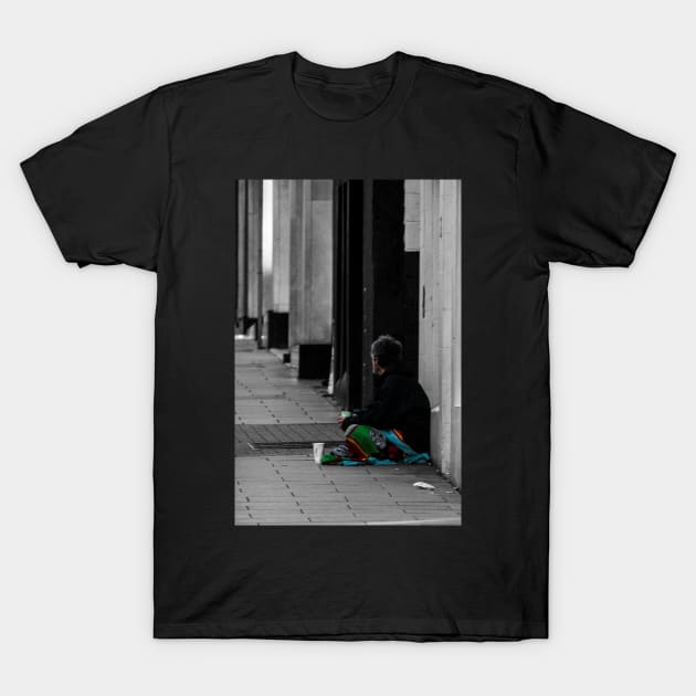 Alone - Please Read Artists Notes T-Shirt by zglenallen